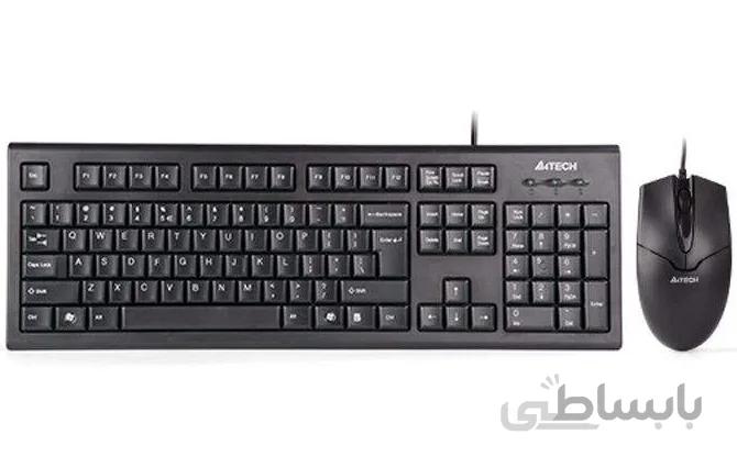 کیبورد و ماوس ای فورتک مدل KR-85550 ا A4tech KR-85550 Keyboard and Mouse