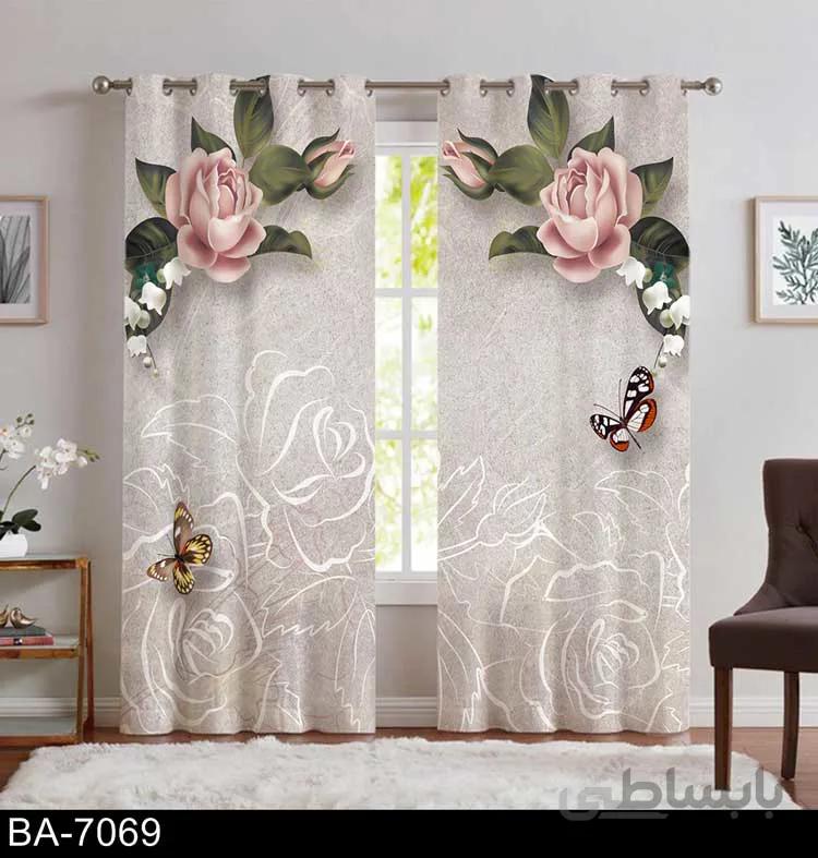 پرده پذیرایی گل BA-7069