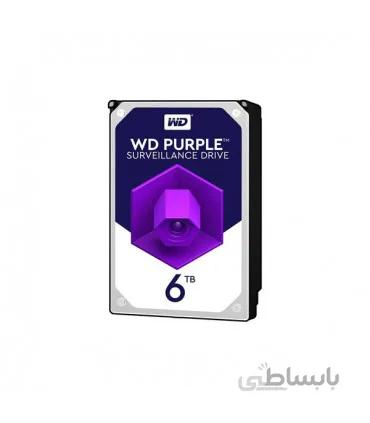 هارد دیسک اینترنال وسترن دیجیتال سری بنفش ظرفیت 6 ترابایت ا Western Digital Purple Internal Hard Disk 6TB کد 304137