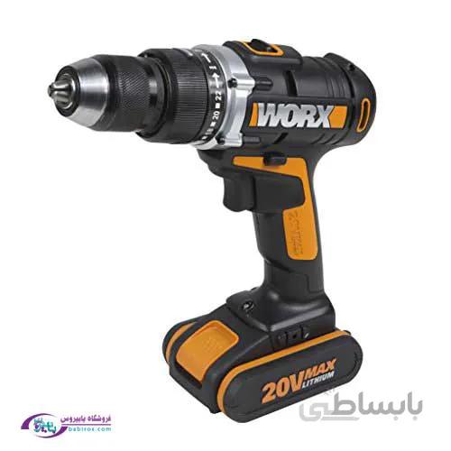 دریل شارژی ورکس مدل WX372 ا Worx WX372 20V Max Cordless Hammer Drill