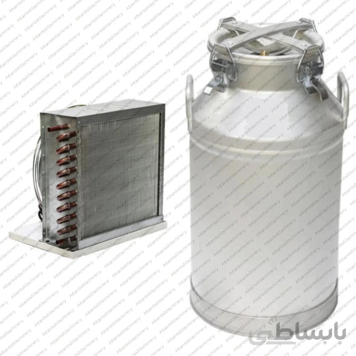 دستگاه تقطیر(عرق گیر/گلاب گیر) 50 لیتری با کندانسور(خنک کننده) برقی مسی