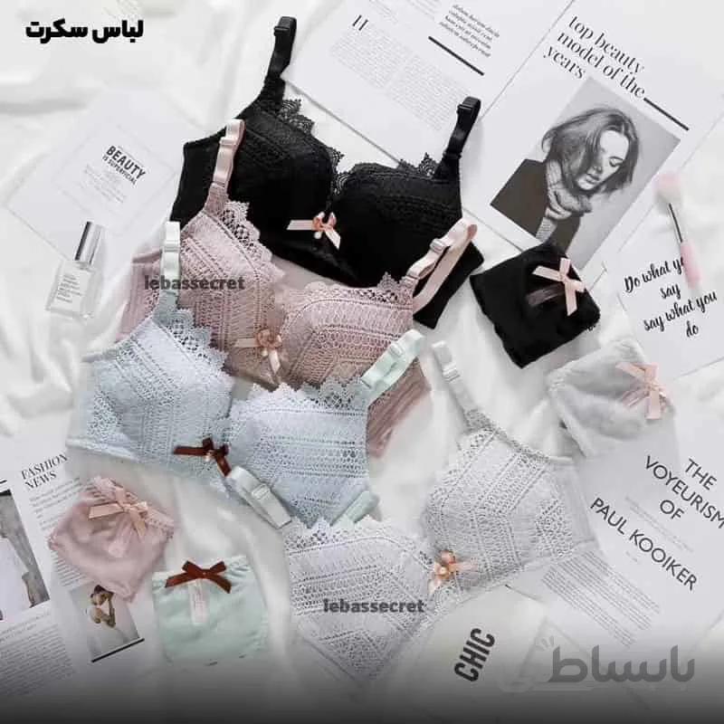 ست لباس زیر اسفنجی دانتل8929
