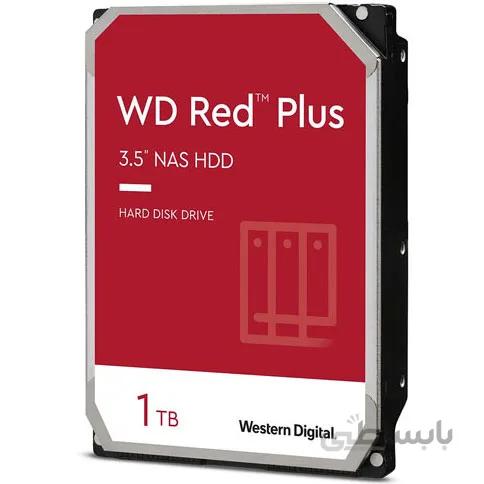 هارددیسک اینترنال 1 ترابایت قرمز پلاس وسترن دیجیتال ا WD HDD Red Plus 1TB