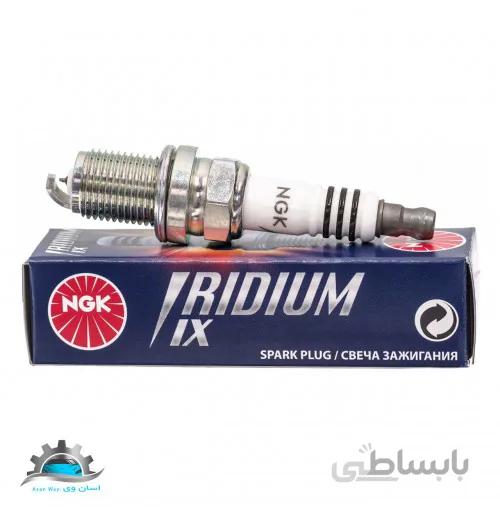 شمع پایه کوتاه ایریدیوم آی ایکس کد حرارتی 6 فیلر11 کد BKR6EIX-11 ان جی کی NGK (دست 4 عددی)