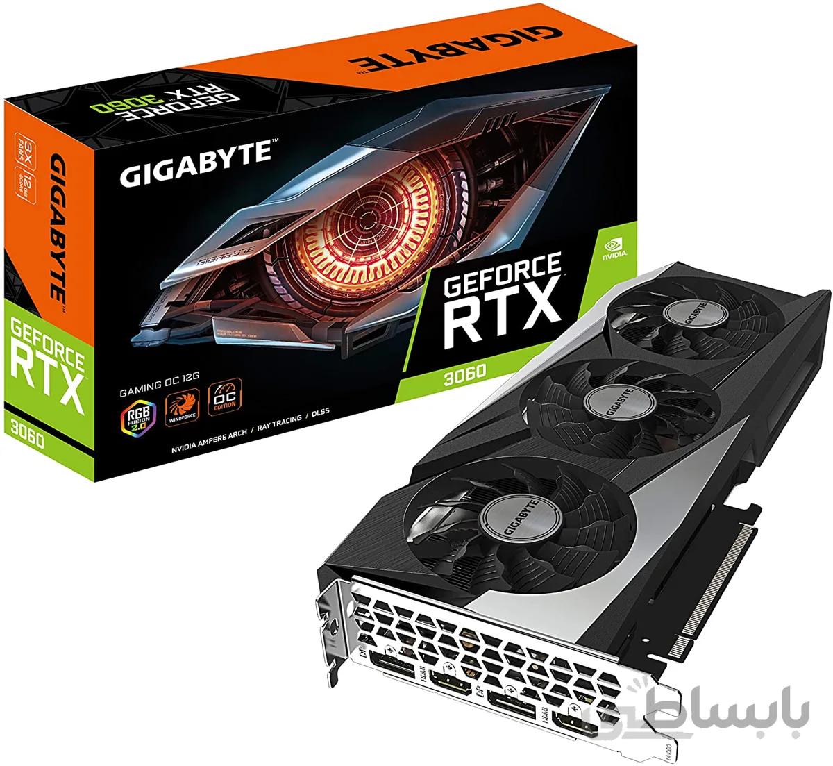 گرافیک Gigabyte RTX 3060 GAMING OC 12GB V2 LHR