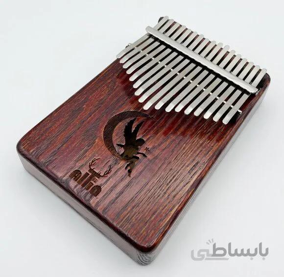 کالیمبا 17 تیغه مدل K17GLO(حفره فرشته فندقی) +کیف