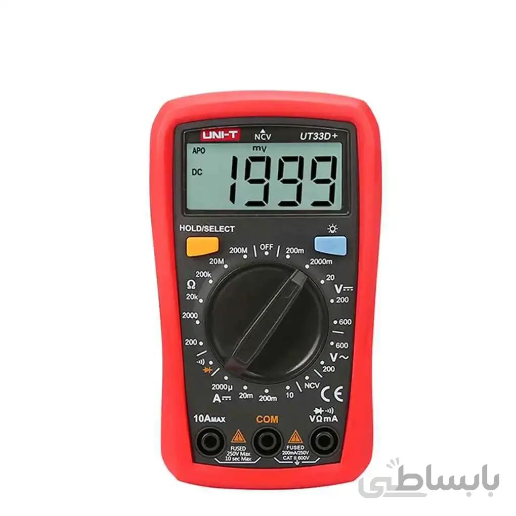 مولتی متر خوب و ارزان قیمت UNI-T UT33D Plus