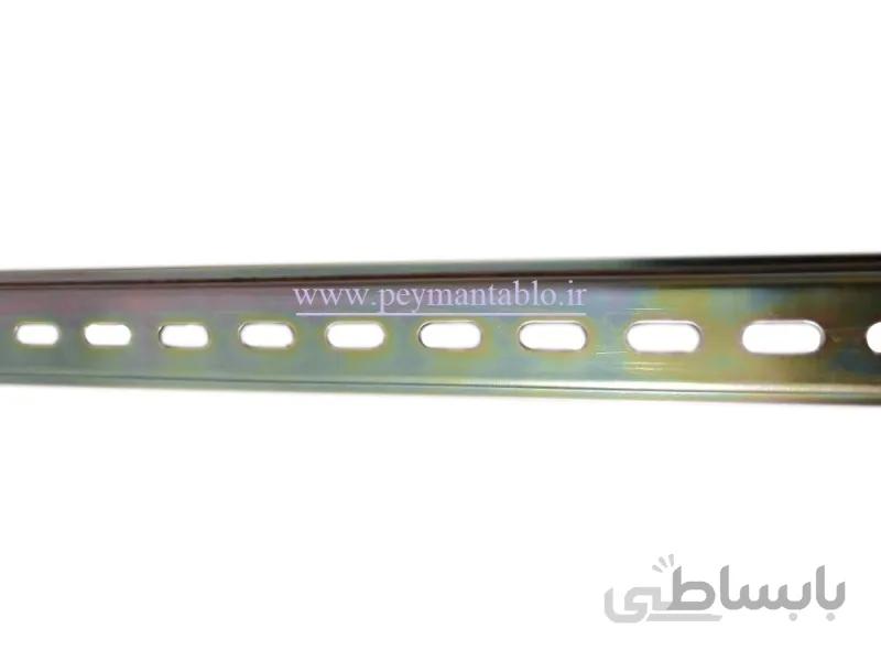 ریل مینیاتوری گالوانیزه ضخامت ورق 1میل طول یک متر