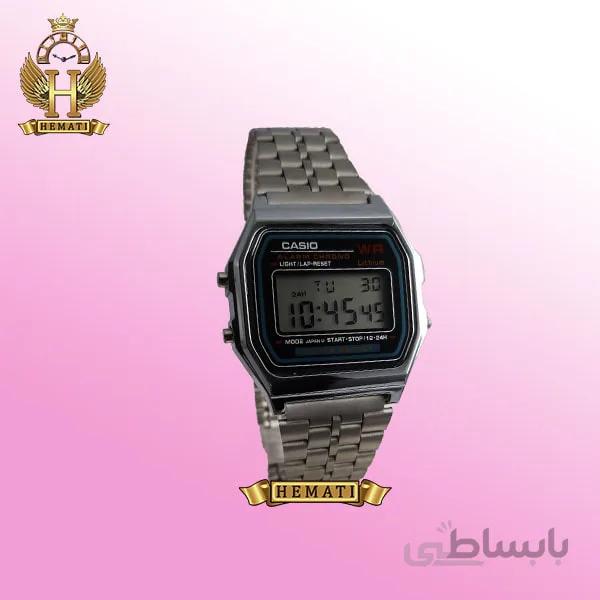 ساعت اسپرت کاسیو نوستالژی CASIO A159WA-N1DF نقره ای