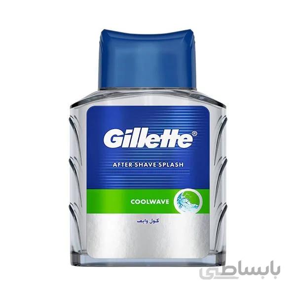 افتر شیو ژیلت مدل Cool Wave حجم 100 میلی لیتر ا Gillette Cool Wave After Shave 100ml