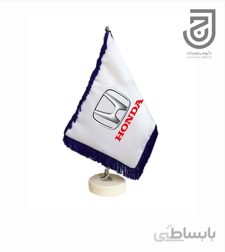 پرچم رومیزی طرح خودروی هوندا دور ریشه