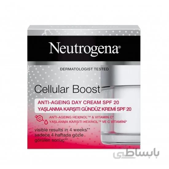 کرم ضد چروک و ضد لک سلولار بوست نوتروژینا Neutrogena حجم 50 میل