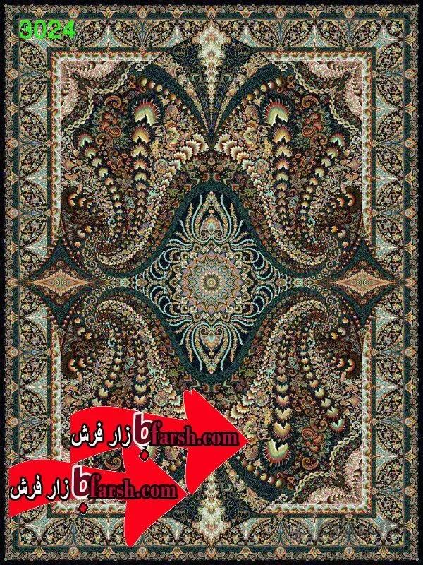 فرش کاشان 1000شانه کد 3024