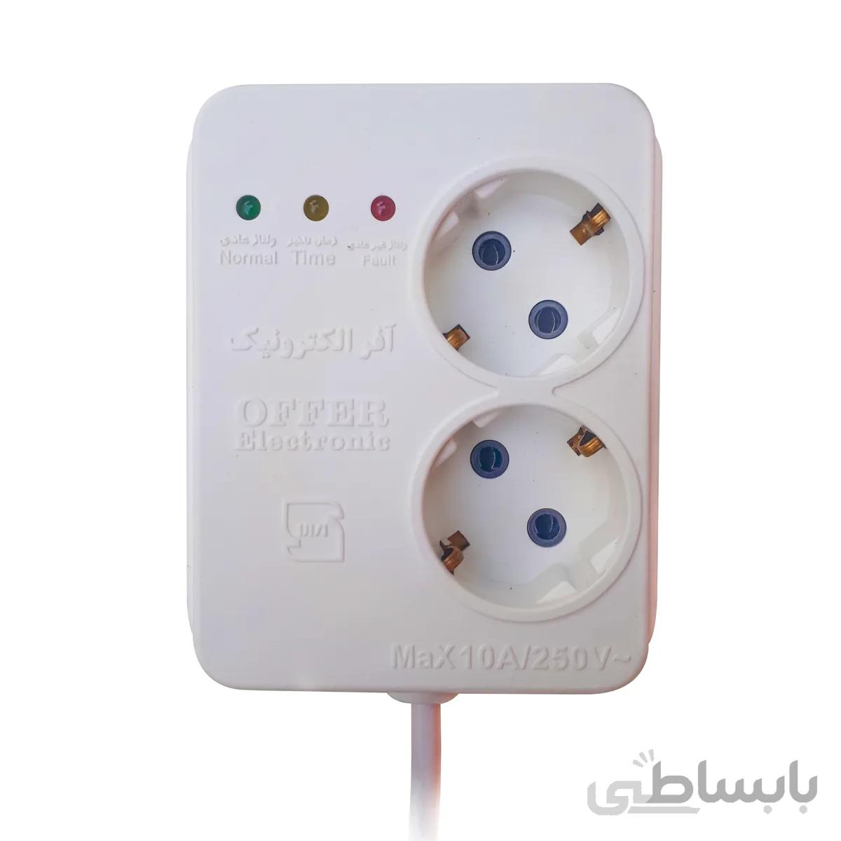محافظ 2 خروجی کابل دار/ارت دار 3متری