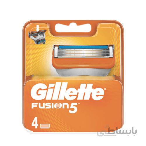 یدک 4 عددی تیغ اصلاح مردانه Fusion (فیوژن) ژیلت