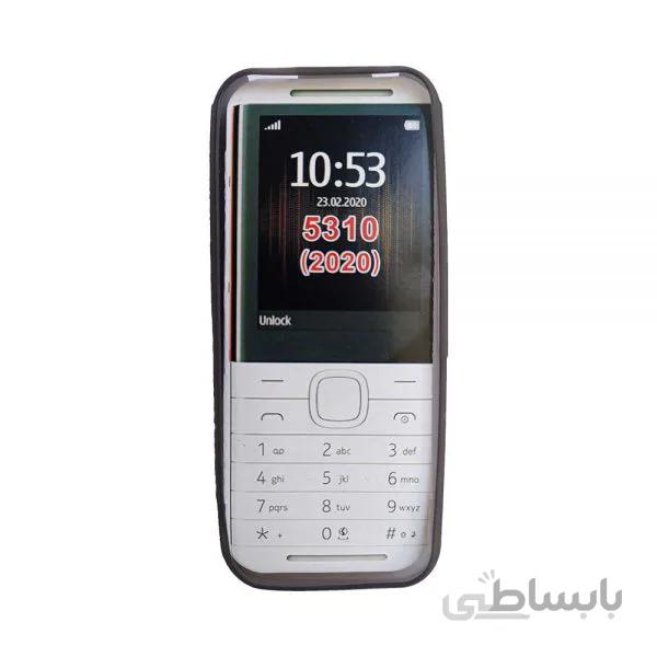 قاب گوشی نوکیا N5310 مدل 2021 مدل ژله ای شفاف