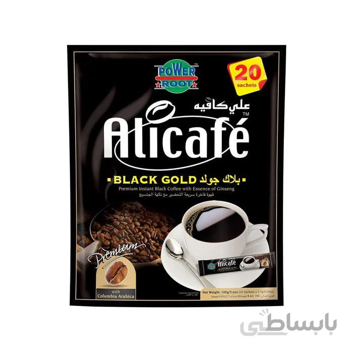 پودر قهوه علی کافه مدل Black Gold بسته 20 عددی ا AliCafe Coffee powder, model Black Gold کد 318783