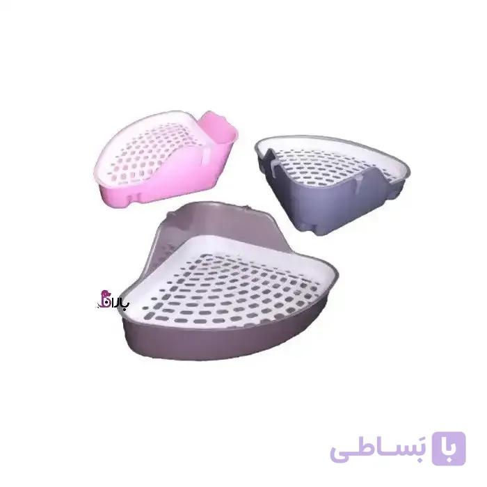 ظرف توالت مثلثی خرگوش