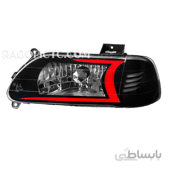 چراغ جلو پراید ۱۳۱ طرح کادنزا قرمز