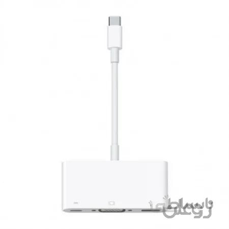کابل تبدیل اورجینال چندکاره Type-C به VGA اپل