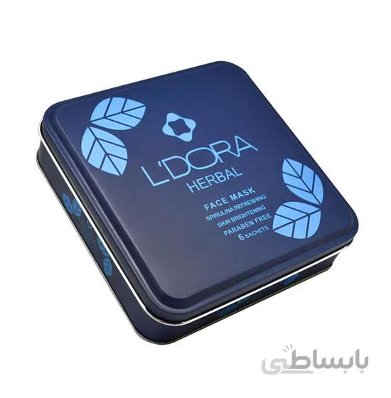 ماسک پودری اسپیرولینا شاداب کننده ۶ عددی