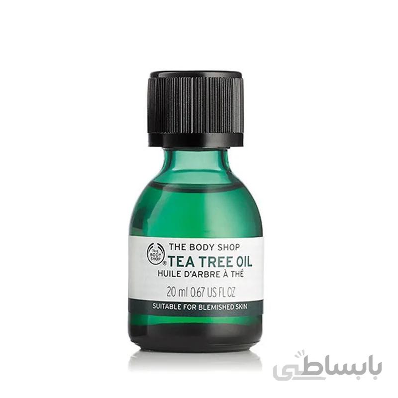 خرید روغن ضد جوش تی تری چای سبز بادی شاپ The Body Shop Tea Tree Oil 20ml