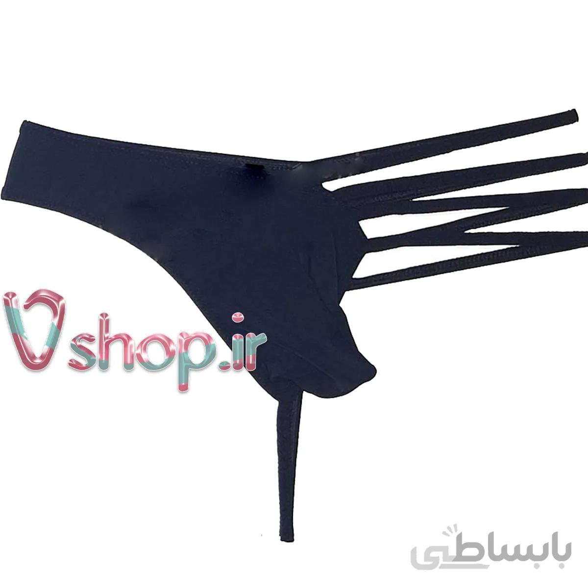 شورت مردانه استرینگ یک طرفه بغل بند دار