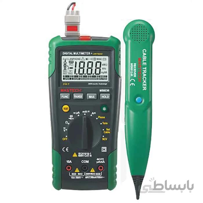 مولتی متر و تستر تلفن و شبکه مستک مدل MASTECH MS8236