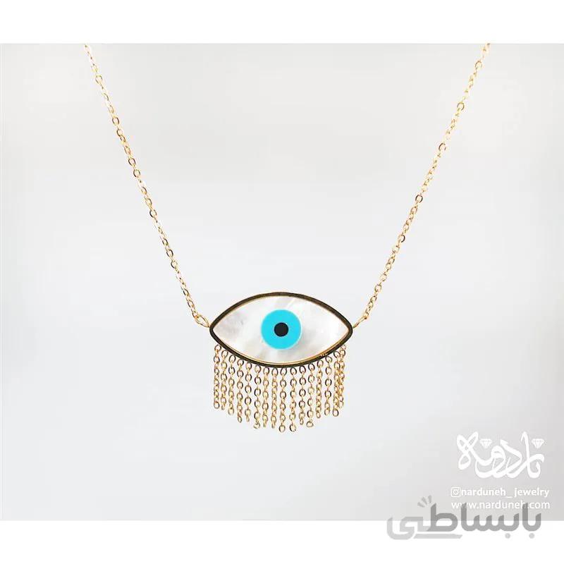 گردنبند استیل چشم - 02