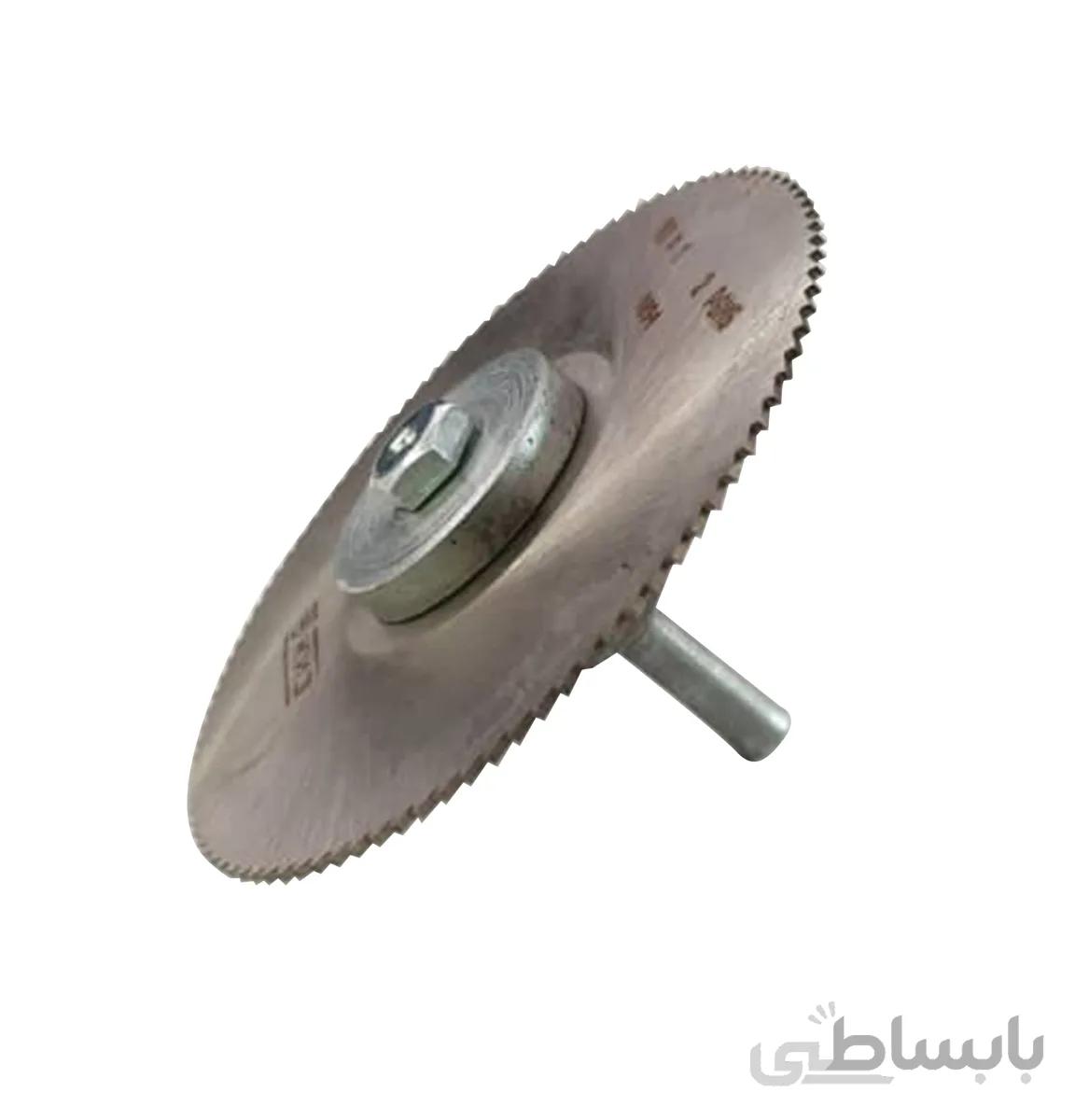 تیغه برش دیسکی فلزی با دنباله قطر 80 میلی متر