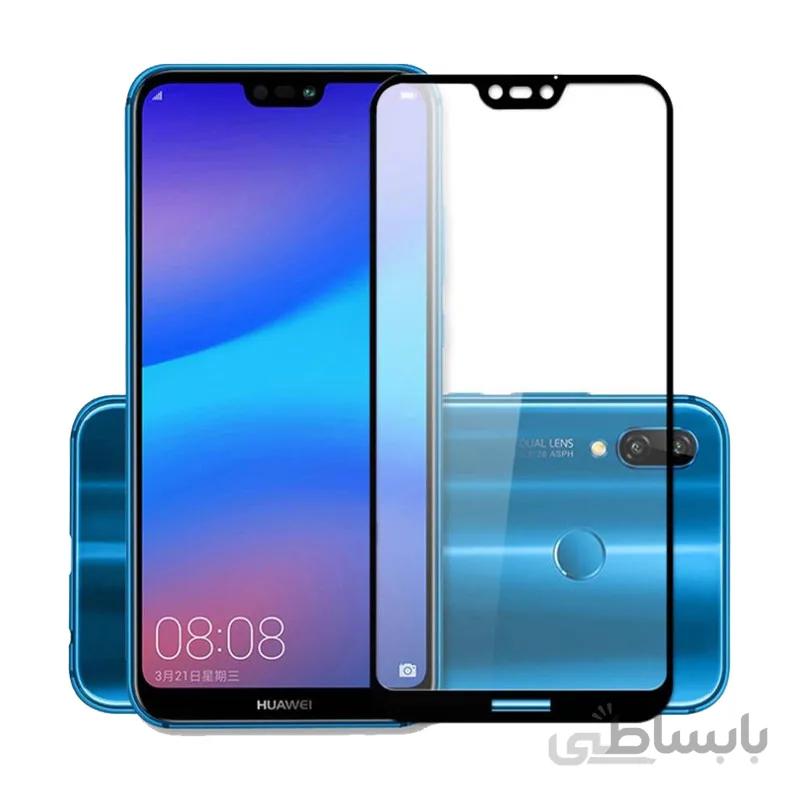 گلس محافظ صفحه نمایش فول چسب تمام صفحه گوشی هواوی Nova 3e