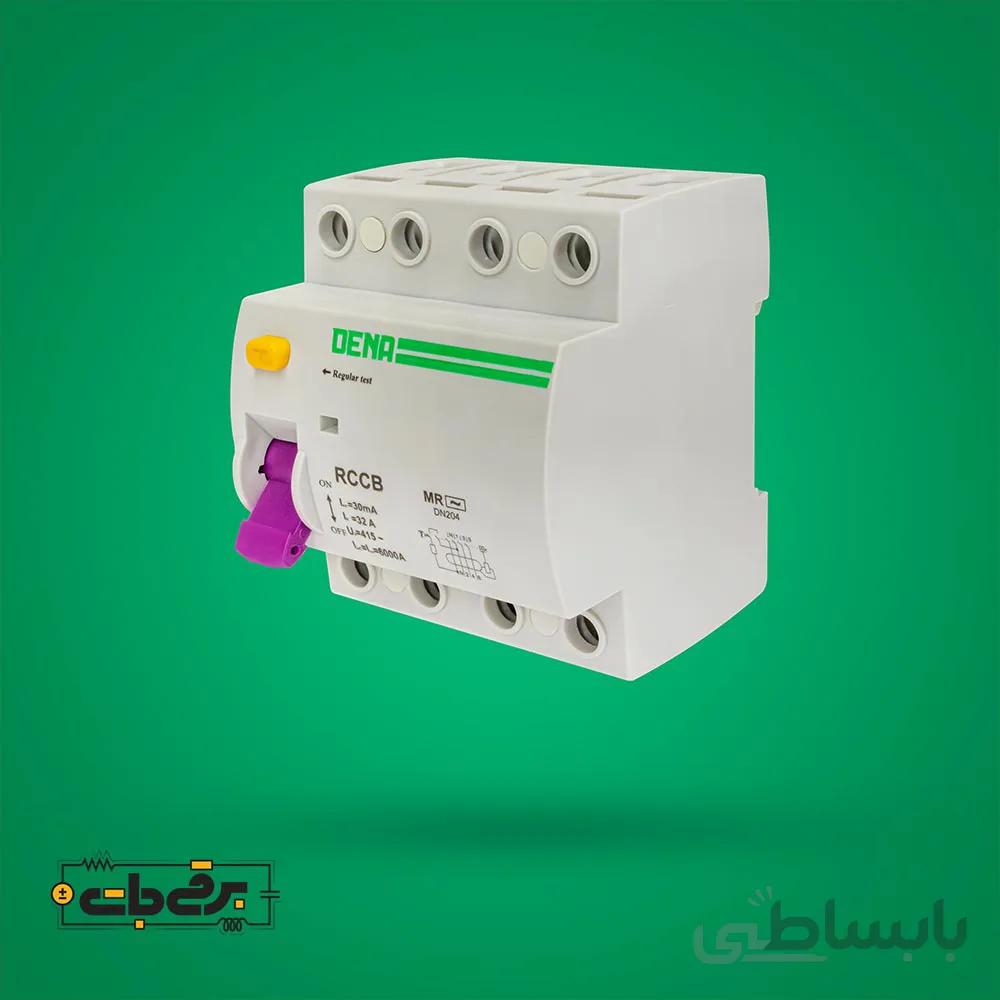 کلید محافظ جان چهار 32 آمپر مگنتیک دنا
