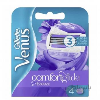 یدک تیغ اصلاح زنانه ژیلت مدل Venus Comfort Glide Breeze