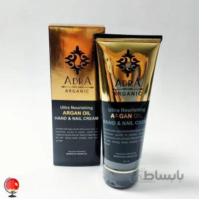 کرم مرطوب کننده دست و ناخن آدرا (ADRA) مدل Argan Oil حجم 75 میلی لیتر