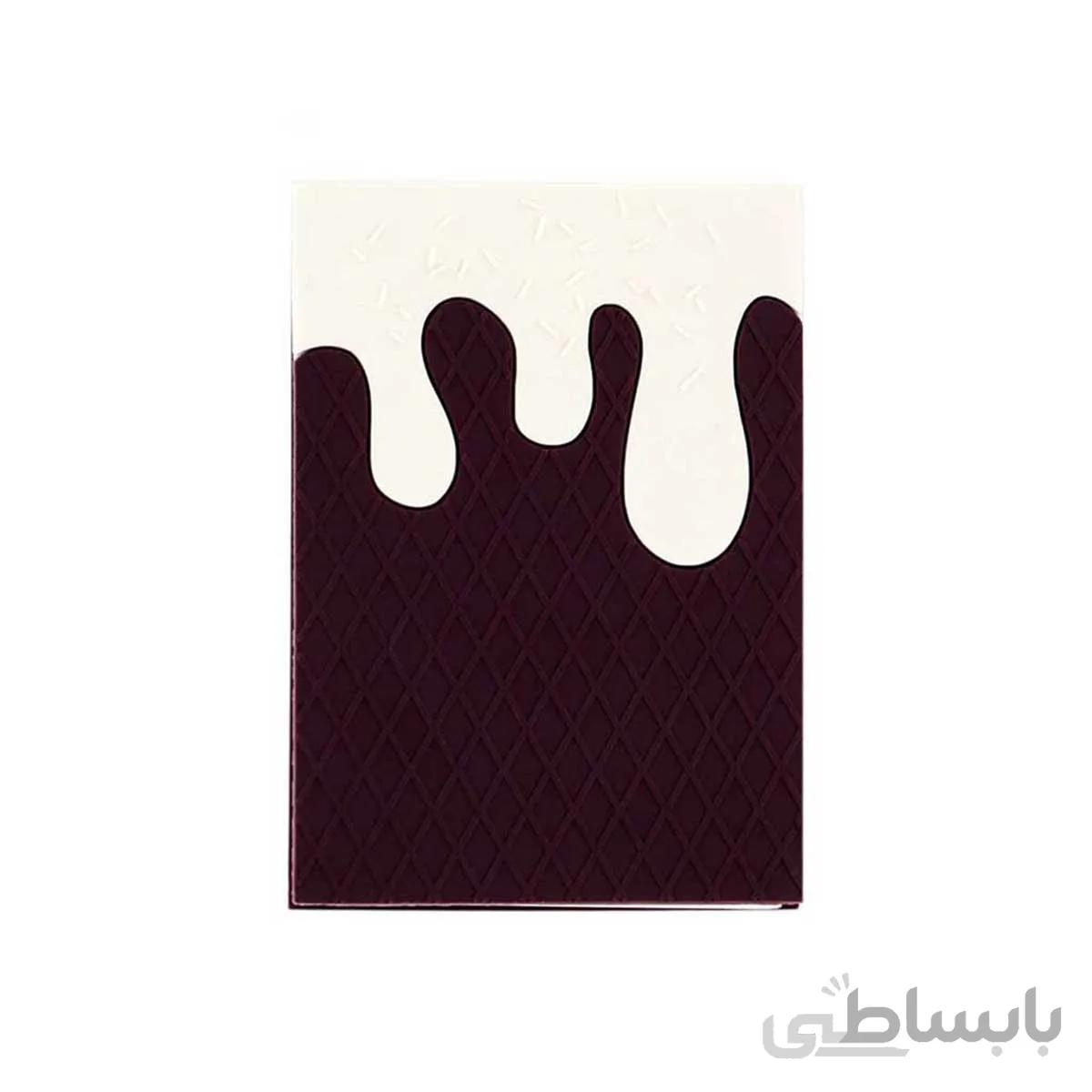 دفترچه یادداشت معطر طرح بیسکویت ویفر شکلاتی