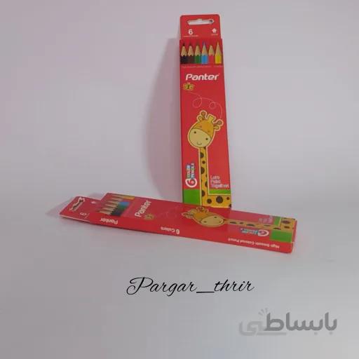 مداد رنگی 6 رنگ پنتر