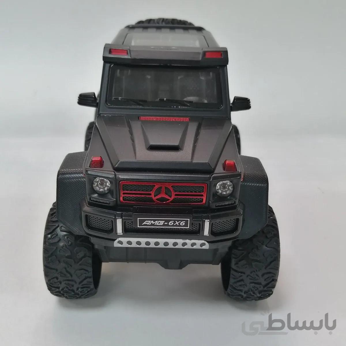 ماکت فلزی ماشین بنز 6چرخ بزرگ مدل ماشین :مرسدس بنز G63 AMG
