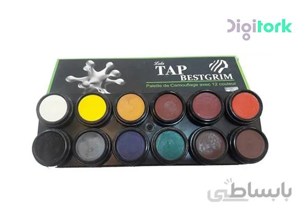 پالت رژلب و سایه چشم ۱۲ عددی بست گریم