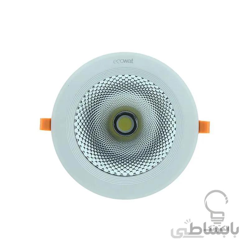 چراغ COB توکار گرد 60 وات اکووات
