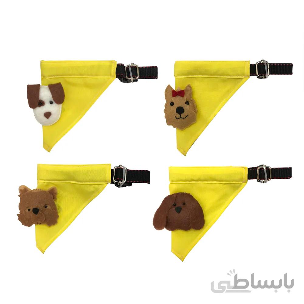 دستمال گردن سگ مدل عروسک دار