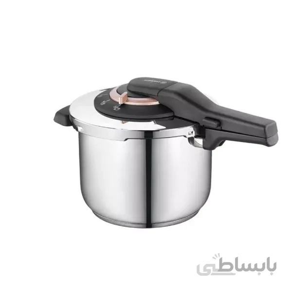 زودپز 6 لیتری کرکماز A167-01 مدل رزگلد ویتا Korkmaz Vita Plus Rosagold