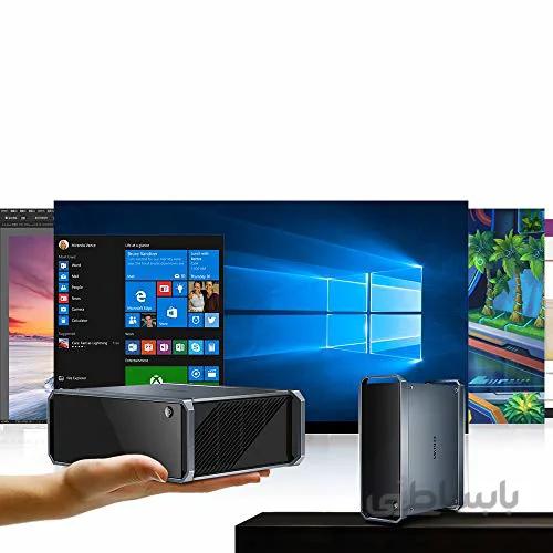 مینی کامپیوتر ، CHUWI GT Box Windows 10 Home Office Office Mini PC ، 8 GB DDR3 256GB SSD ، قابل ارتقا 2TB 2.5 اینچ HDD ، 1TB SSD با 2.4 گیگاهرتز / 5 گیگاهرتز Dual WiFi 1000Mbps / BT4.2