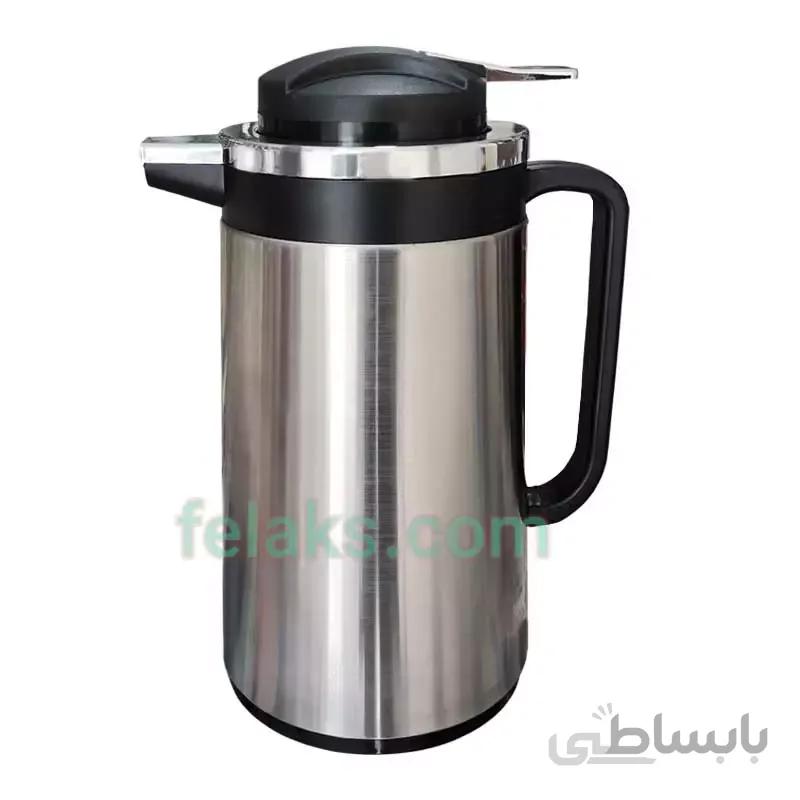 خرید و قیمت فلاسک چای یونیک اصل استیل شیشه دار در چهار سایز