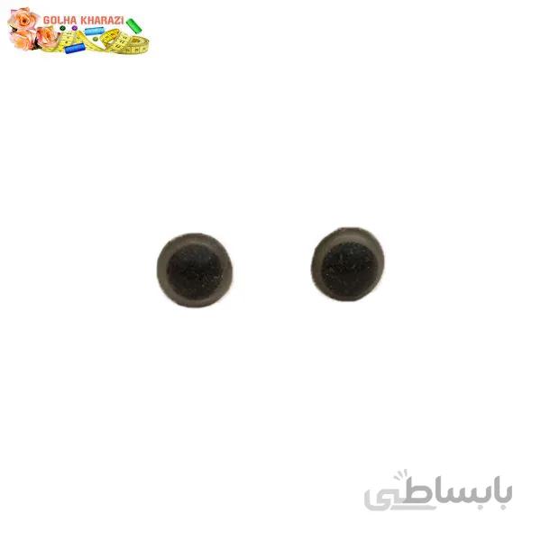 چشم عروسک طوسی بسته 5 جفتی کد3324C