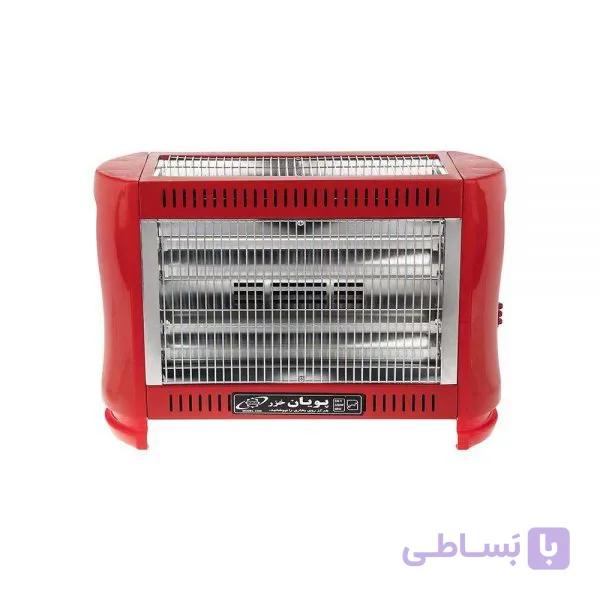بخاری برقی فن دار کم مصرف پنج شعله