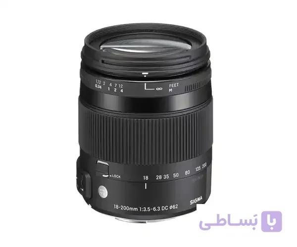 لنز سیگما 18-200MM F3.5-6.3 DC OS / HSM