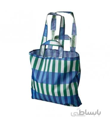 کیسه خرید ایکیا مدل SKYNKE رنگ سبز آبی