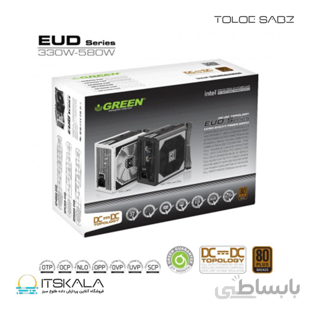 power 530 Green EU منبع تغذيه کامپيوتر گرين530وات ا (power 530 Green EU)