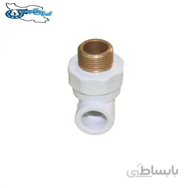 زانو یکسر بوشن فلزی 25 در 1/2