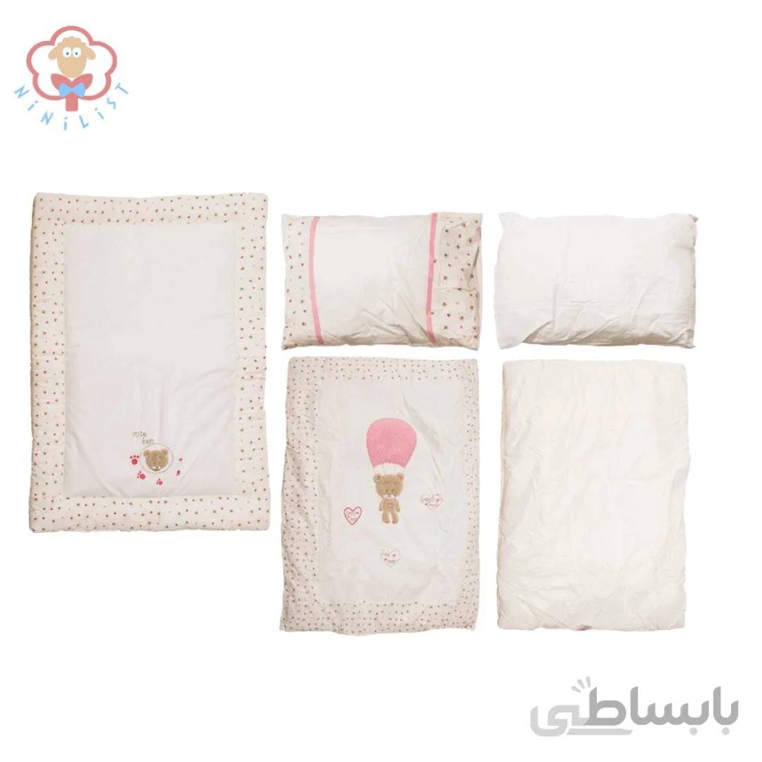 ست خواب نوزاد 5 تکه کیدبو Kidboo Cute Bear Pink